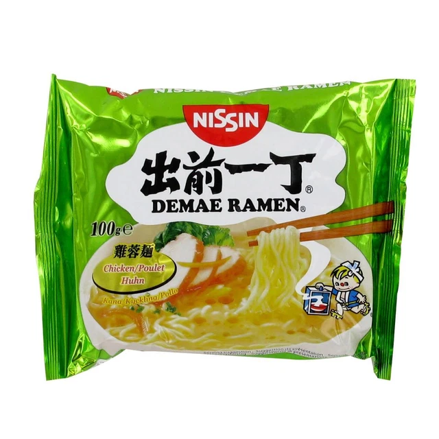 Soupe de nouilles instantanées en sachet saveur Poulet 100G Demae Ramen - Marque