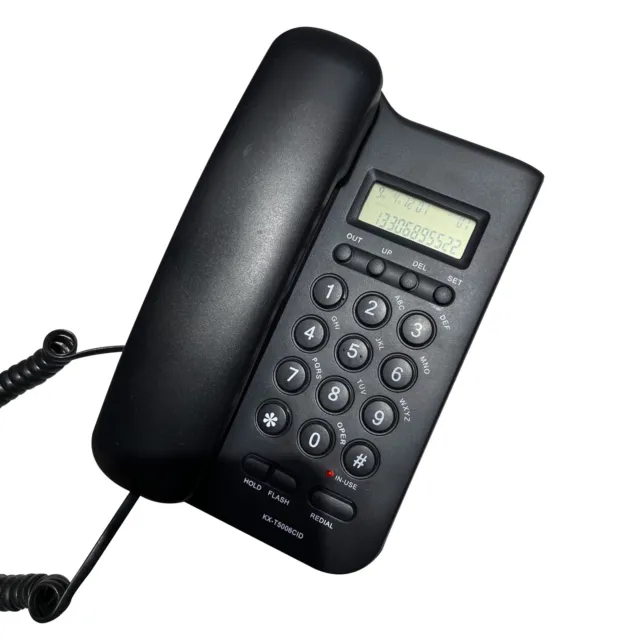 KX-T5006CID Wall Mounted Caller ID With Speaker Callback Corded Telephone Hotel