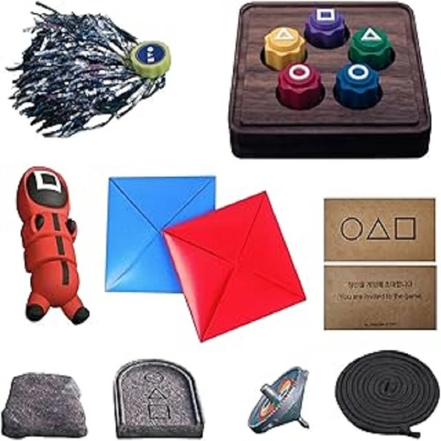 Jeu Gonggi Coréen – 3 Sets De Pierres (15 Pièces) – 5 Couleurs – Jeu D'adresse Traditionnel – Cadeau Familial