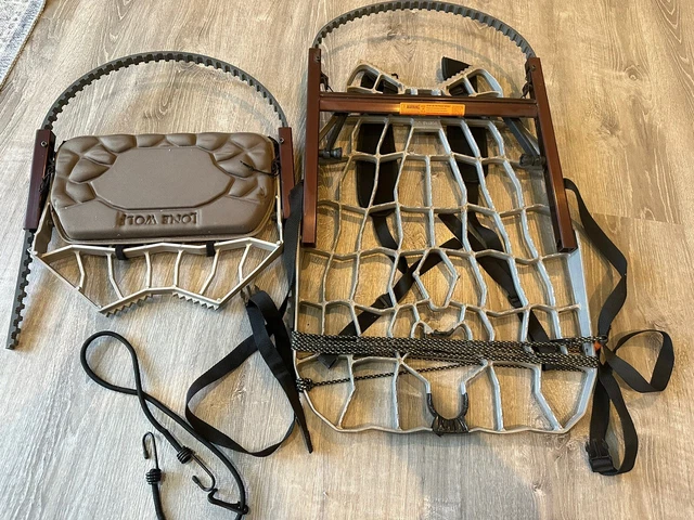 LONE WOLF Hand Climber Tree Stand Combo Used 1x NEW! Quick shipping