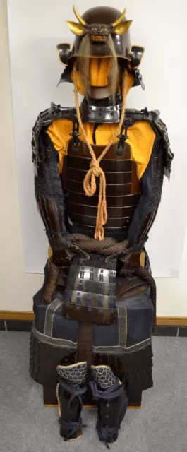 Yoroi full set Japanese antique armor Kabuto Gongen zukuri middle Edo era