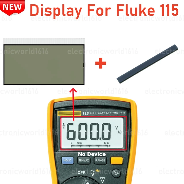 Per Fluke 115 trms ac/dc multimetro digitale display LCD parti di ricambio