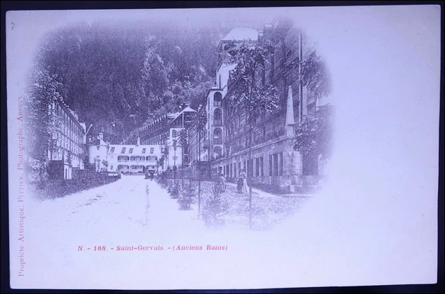 Haute-Savoie Saint-Gervais Antique Baths 1900 Old Postcard Photo Cpa