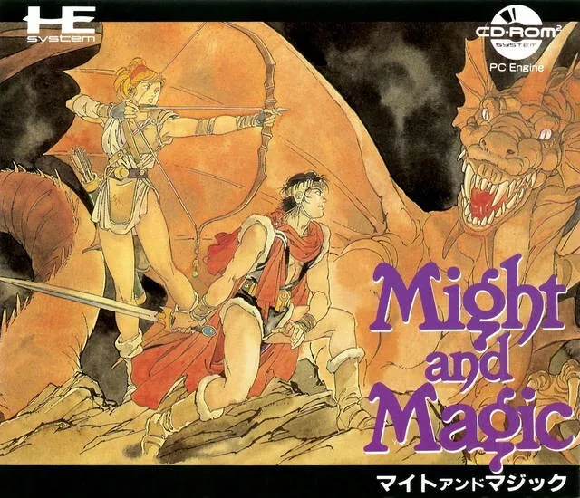 PC Engine CD - Might and Magic GIAPPONESE con IMBALLO ORIGINALE