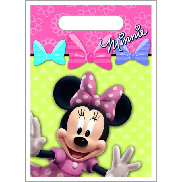 Disney's Minnie Mouse Loot Bags/Favor Bags  8 ct - Party Supplies