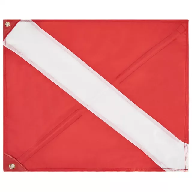 Diving Boat Flag International Sign Universal Scuba with Metal Grommet Accessory