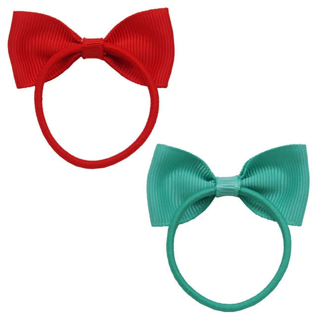 Hair Tie Ponytail Holder Daily For Toddlers With Bows Party Baby Girls