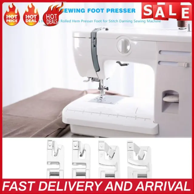 Multi-function Rolled Hem Foot Presser Stitch Quilting Practical Sewing Machine