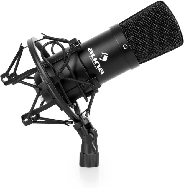 auna CM001B Mikrofon professionelles Studiomikrofon,Kondensatormikrofon.