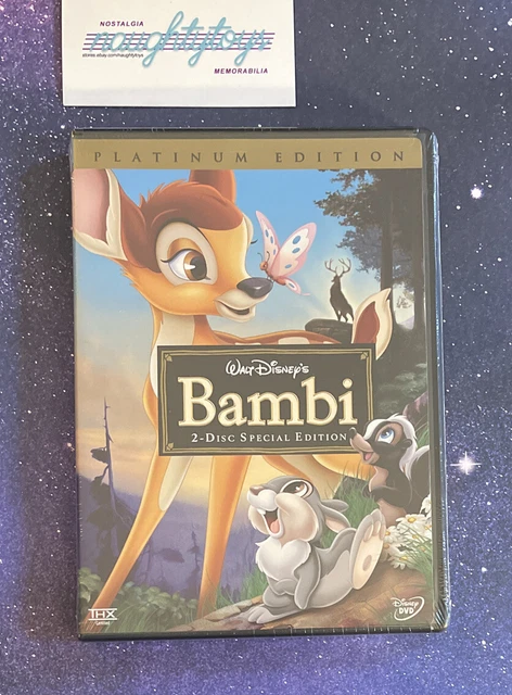 Bambi (DVD, 2005, 2-Disc Set, Special Edition/Platinum Edition) Disney
