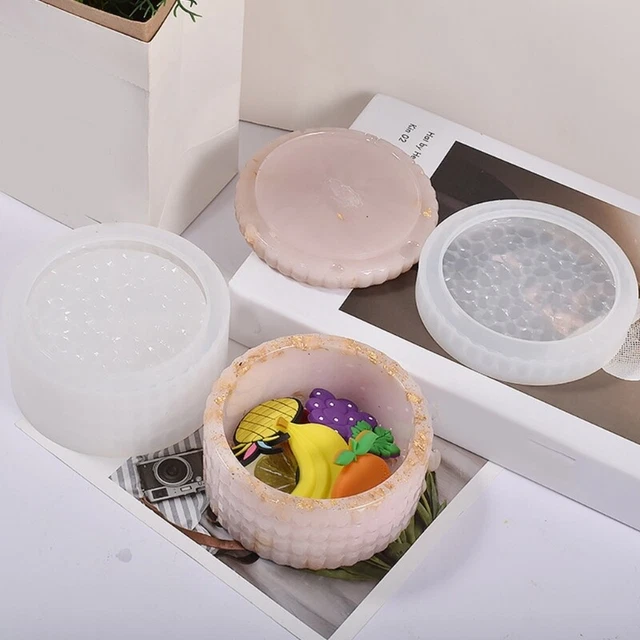 Jar Resin Mold Silicone Storage Box for Epoxy Casting Home Decors