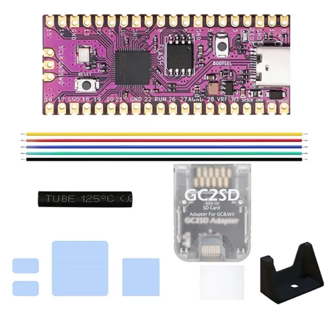 Per Raspberry Picoboot Board Kit + Lettore di schede GC2SD RP2040 Dual-Core 264KB S P3K1 2