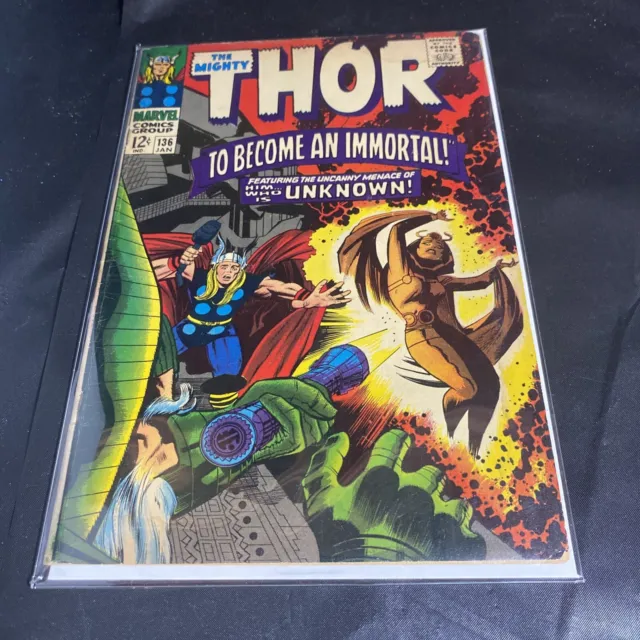 The Mighty Thor #136 Marvel Comics Stan Lee & Jack Kirby 