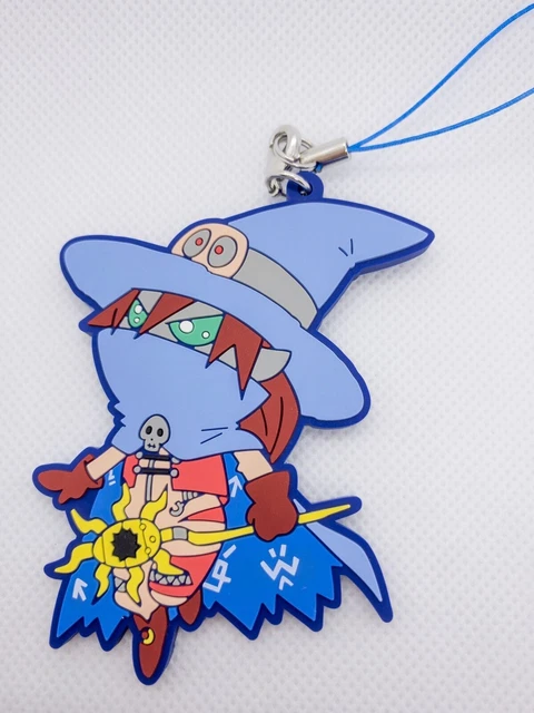 Digimon Portachiavi Cell Phone Strap Wizardmon 8 Cm In Gomma Anime Manga
