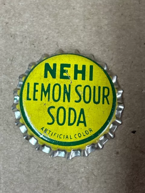 Vintage NEHI Lemon Sour Soda Bottle Cap