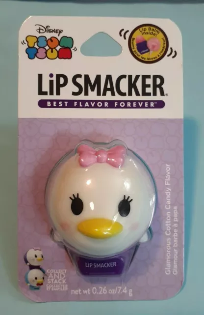 Disney Tsum Tsum Lip Smacker Balm-Chapstick Glamorous Cotton Candy Flavor Sealed