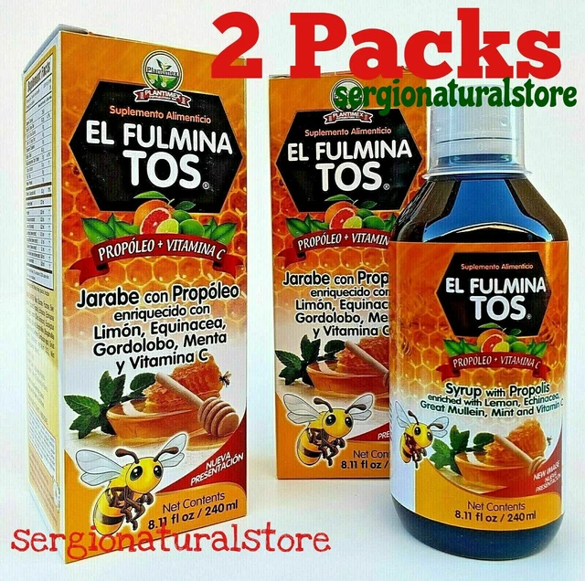 JARABE PARA LA TOS FULMINA TOS COUGH SYRUP 240 ml PROPOLEO EQUINACEA (2