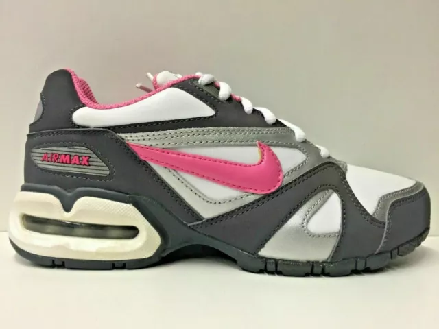 Scarpe Sneakers Donna Nike Originale Air Max A/T-5 Gs 429718 100 Pelle Ai Nuovo