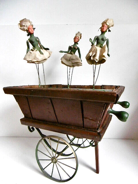 Grande Poupée Automate Ancienne - 82 Cm - Déco Vitrine De Magasin - Occasion