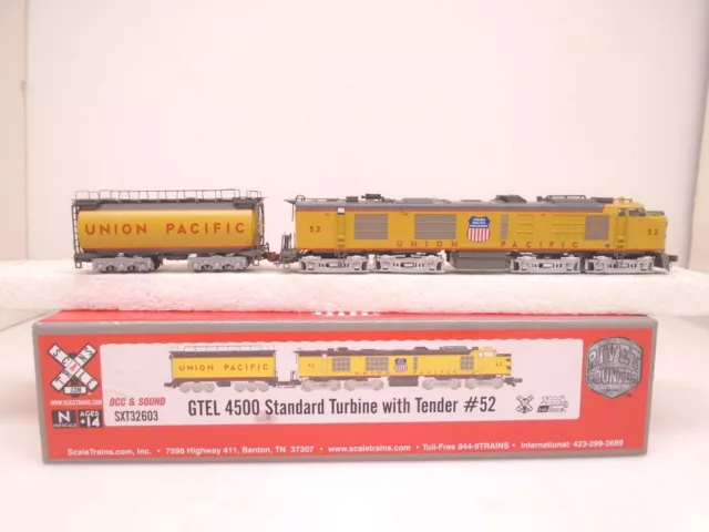 ScaleTrains N-scale GTEL 4500 hp Gas Turbine/Tender, UP 52, DCC sound, sc2