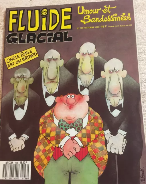 Fluide Glacial - Umour et Bandessinées - N° 136 - Octobre 1987