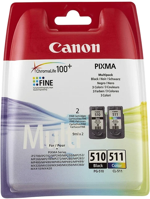 Set Di 10 Cartucce Compatibili PGI-525 E CLI-526 Per Stampanti Canon Pixma - MG6250, MG5250, MG5350 E Altre