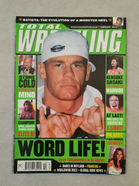 Total Wrestling Magazine February 2004 WWF WWE Vintage Wrestling Steve Austin