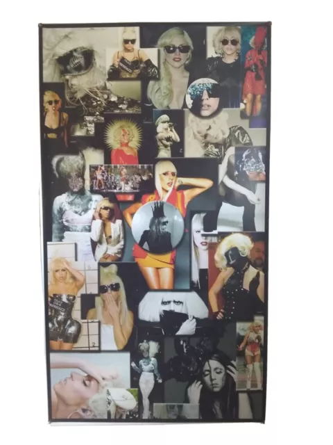 Huge Lady Gaga Vinyl Wall Poster Photos Collage 74" x 42"
