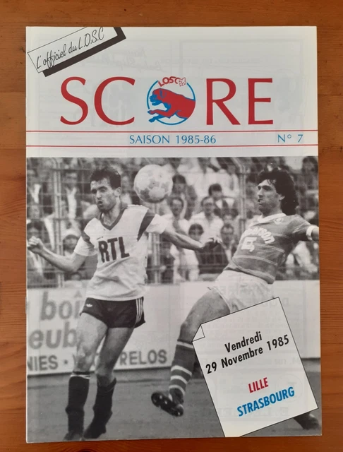 Programme Match Bordeaux Vs Lille LOSC Saison 1975-1976 - Rare Collector