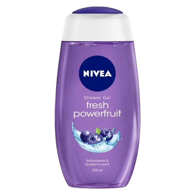 NIVEA Powerfruit & care aceite lavado corporal para frescura duradera (250 ml)