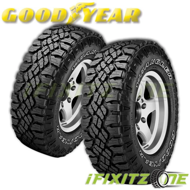 2 Goodyear Wrangler DuraTrac All Season 31X10.50R15LT OWL All-Terrain 3PMSF Tire