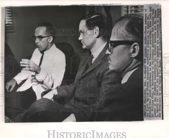 1963 Press Photo Members of U.S. Sponsored Mt. Everest Expedition Team