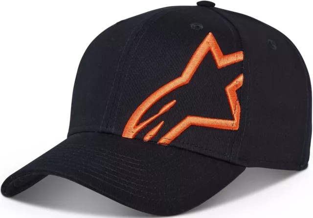 Alpinestars Corp 2 Snapback Hat -  Mens Lid Cap Navy Orange!