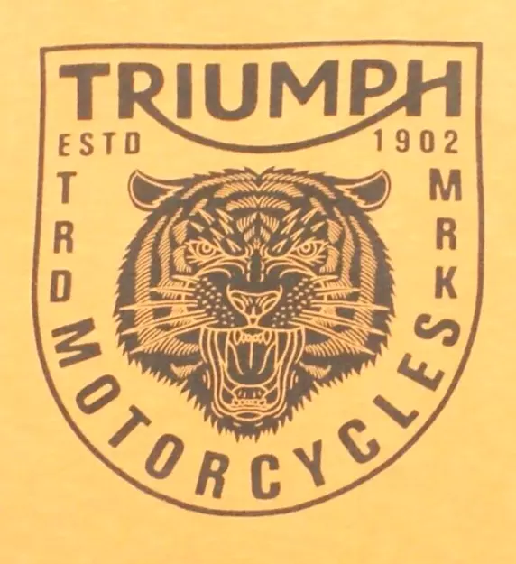 TRIUMPH MOTORCYCLES T-SHIRT By Lucky Brand, Mens Size Medium