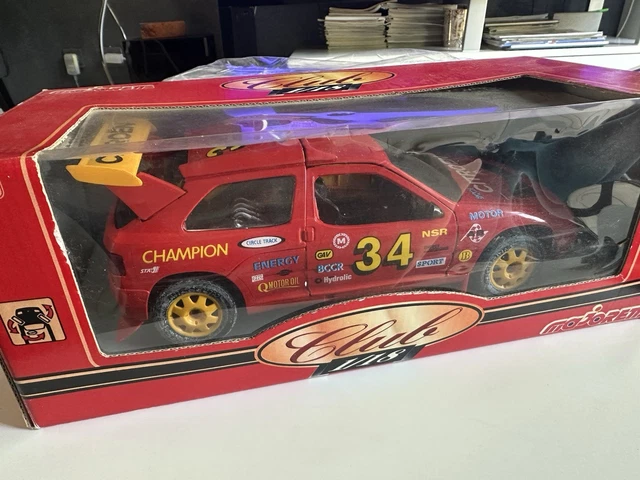 MAJORETTE 4407 – Citroën ZX WRC Rallye-raid – 1/18 – Rouge (occasion, Pour Pièces/collection)