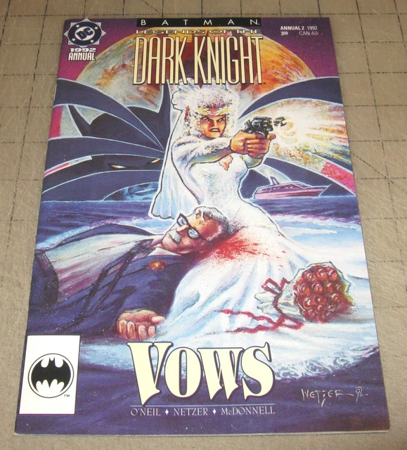 BATMAN Legends of the Dark Knight Annual #2 (1992) VF Condition Comic - "Vows"