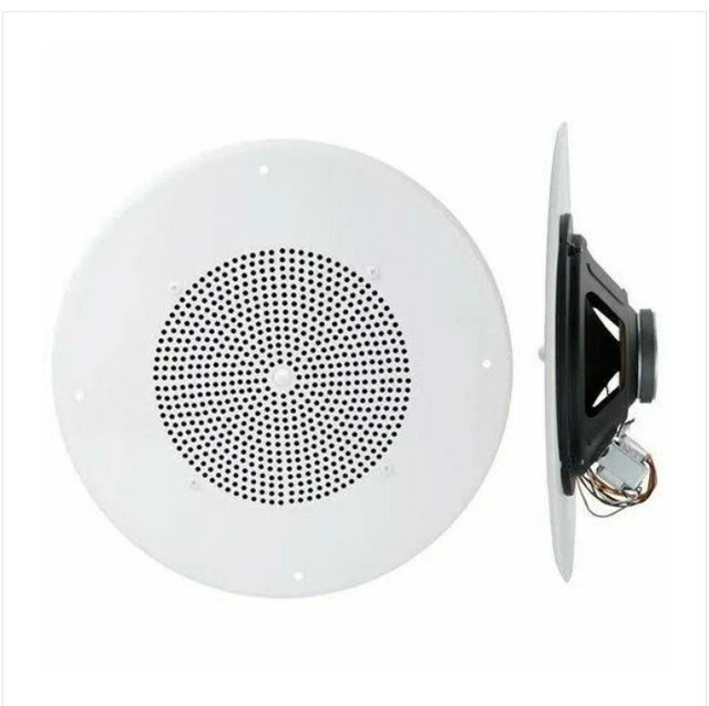 SPECO 8& CEILING Speakers Pair (2) with Volume Control Knob 86 Series
