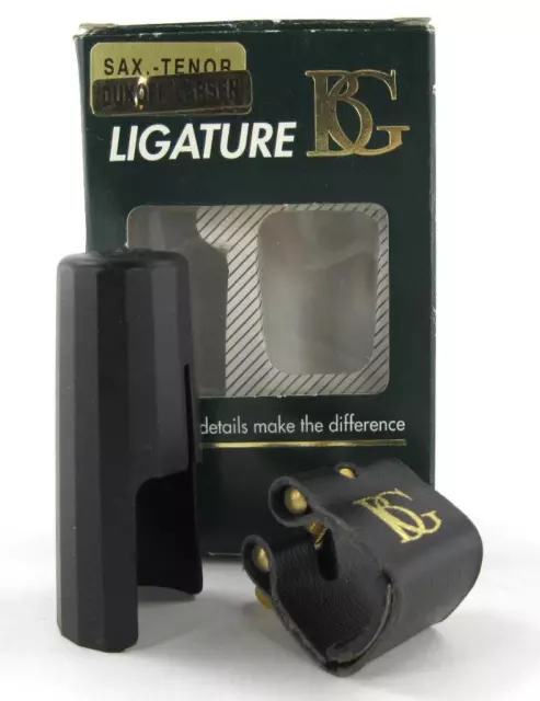 Dukoff　$51.03　Saxophone　Ligature　for　LEATHER　BG　Tenor　Metal　AU　STANDARD　PicClick　Cap　Mouthpiece