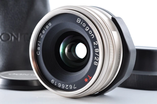 [Near mint] Contax Carl Zeiss T* Biogon 28mm F2.8 G AF Lens From Japan #0084