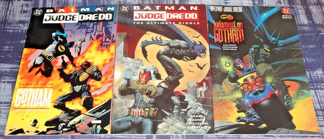 Dc Tpb Batman Judge Dredd Judgment On Gotham Vendetta In Gotham Ultimate Riddle