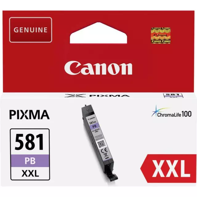 Canon Cartuccia dinchiostro CLI-581PB XXL Originale Foto blu 1999C001 Cartuccia