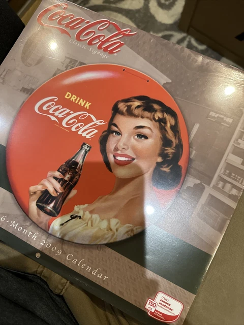 2009 Coca-Cola Coke Classic Signage 16 Month Mead Calendar-NRFP