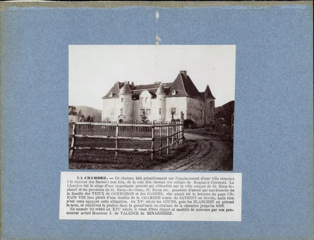 Tirage D'époque Vintage - Le Château De Bénévent, France - Format 31x24,5 Cm Circa 1880