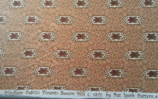 Beacon Hill 1875 Pat Speth Patchwork Quilting Windham Fabrics 25764 Brown