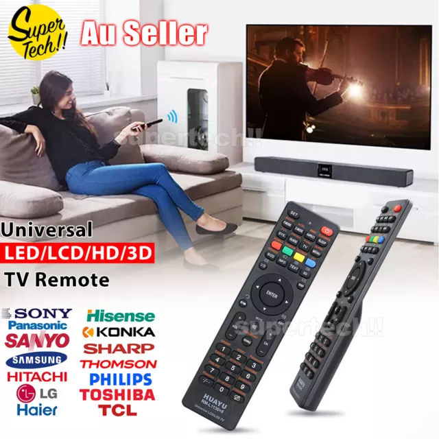 Universal TV Remote Control LCD/LED For Sony/Samsung/Panasonic/LG/TCL/Soniq AU