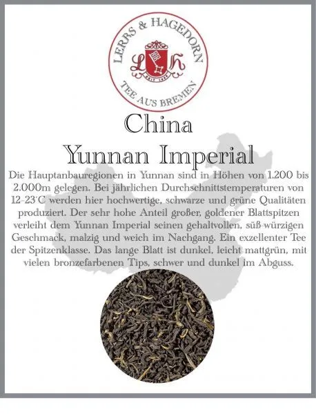 Chine Yunnan Impérial 1 KG