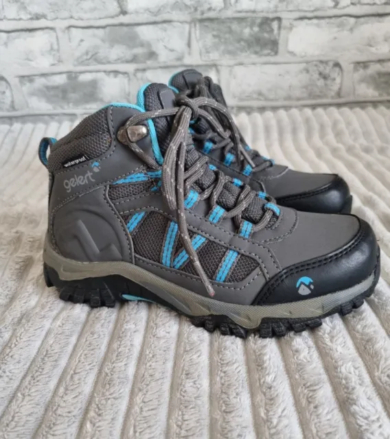 Gelert Kids Horizon Mid Waterproof Childrens Walking Boots Collared Size C13