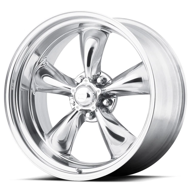 American Racing VN515 Torq Thrust II 22x9 5x4.5" +15 Polished Wheel Rim 22 Inch