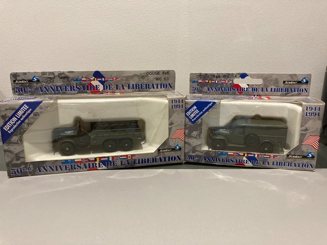 Solido 1/43 Édition Limitée 50TH Anniversaire Libération Dodge Wc56 Command Car