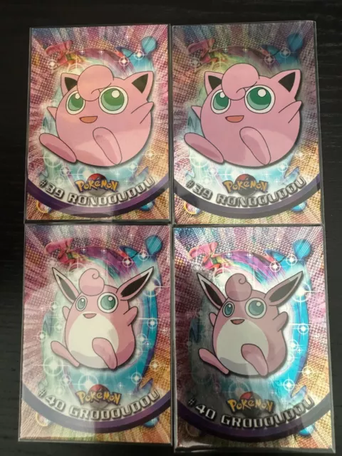 Carte Pokémon FR TOPPS Rondoudou + Grodoudou (Normale et brillant)